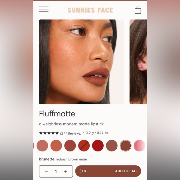 Sunnies Face Fluffmatte lipsticks - Picture 3 of 6